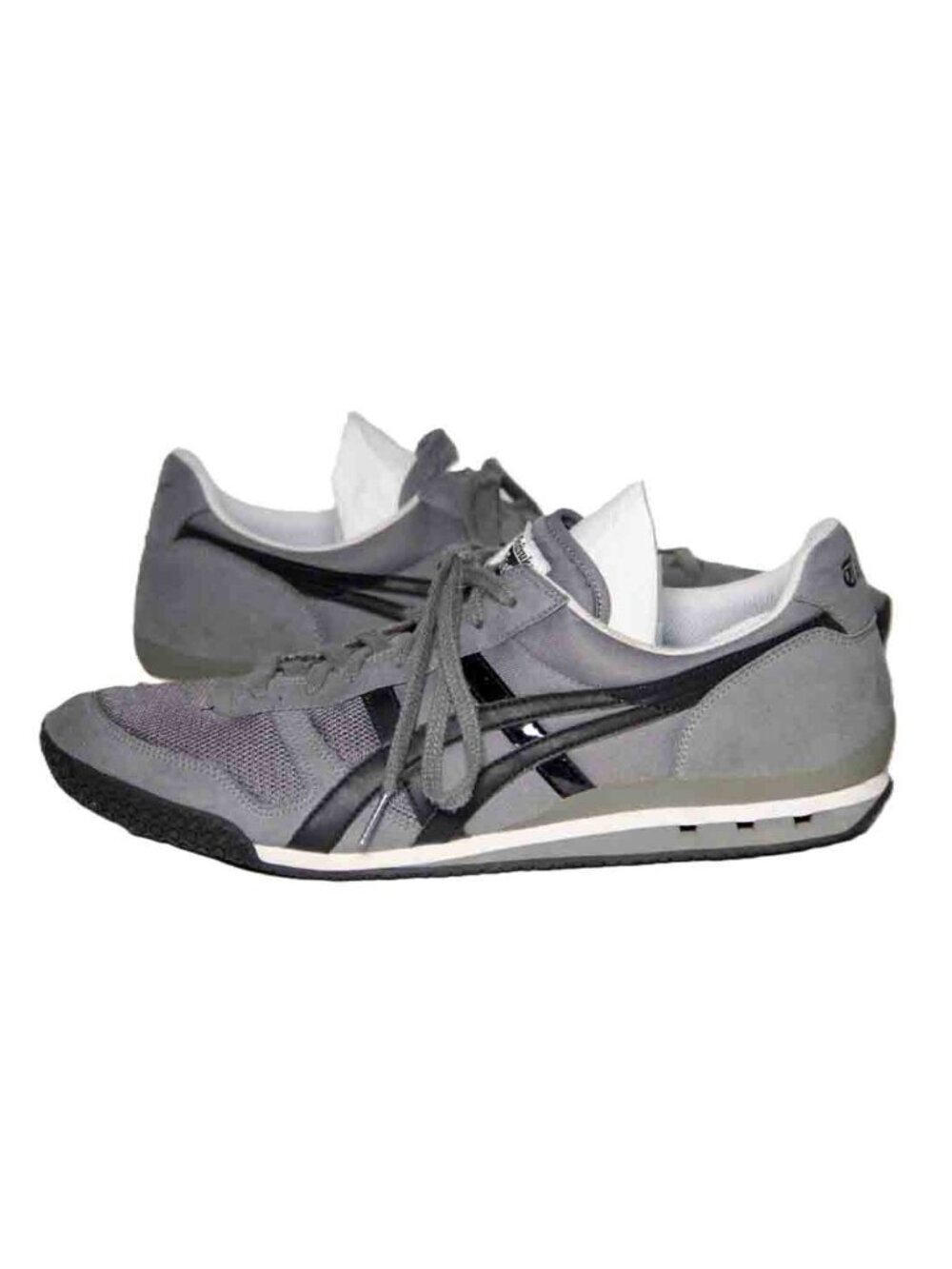 Onitsuka Tiger Gray Sneakers Ultimate 81 HN201 Fits Men's USA 11 Narrow